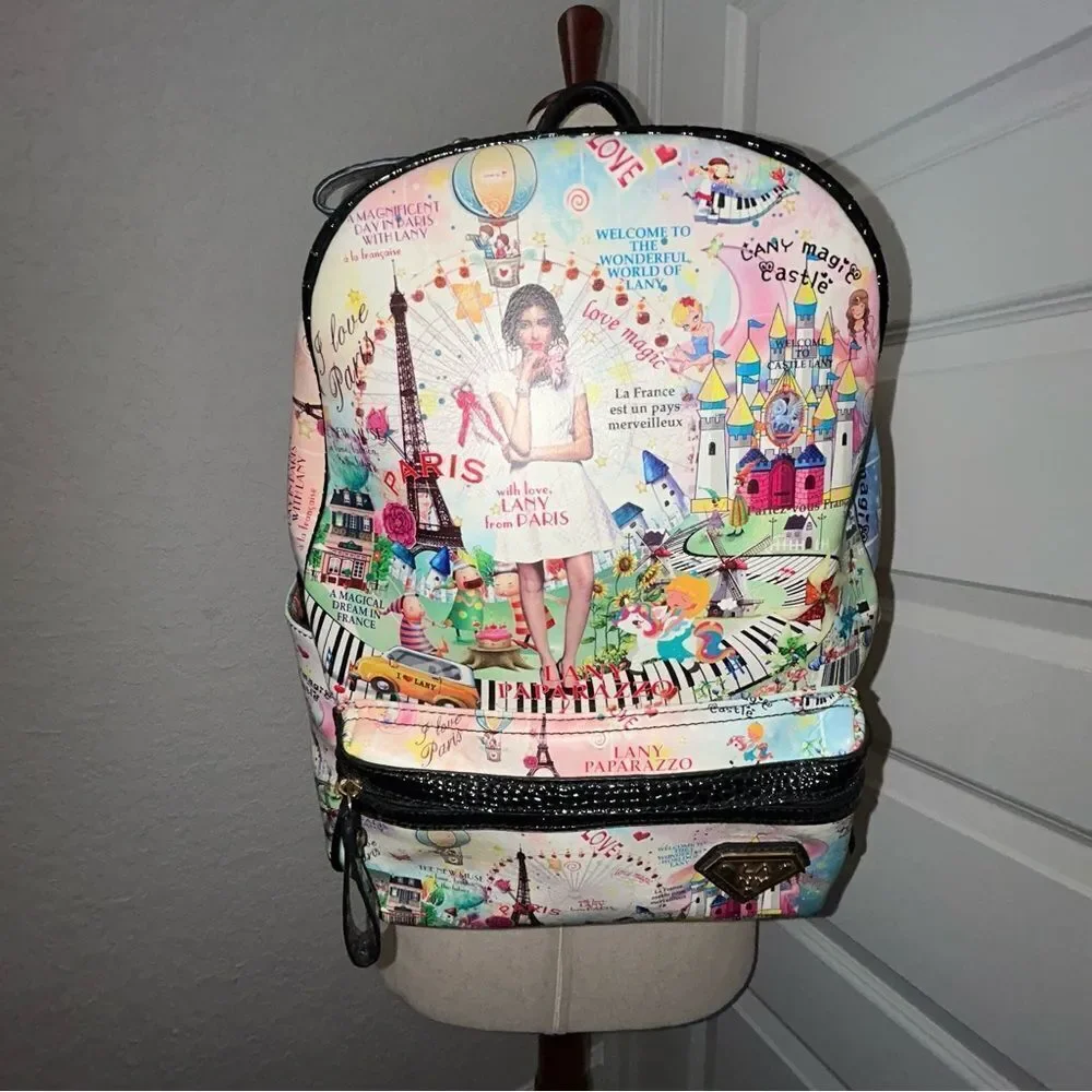 Lany Only Lany Statement Zipper Closure Backpack